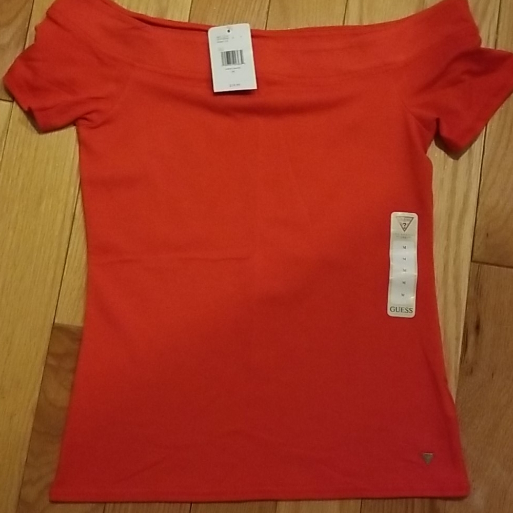 Guess off the shoulder top